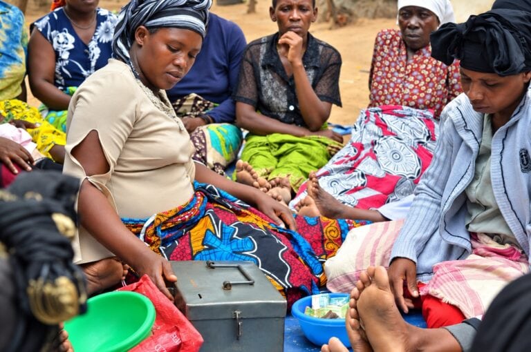 Women in Tanzania benefiting from the IRFITCO Project by ACCOSCA