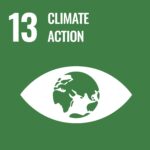 Visual representation of Sustainable Development Goal number 13, Climate Action